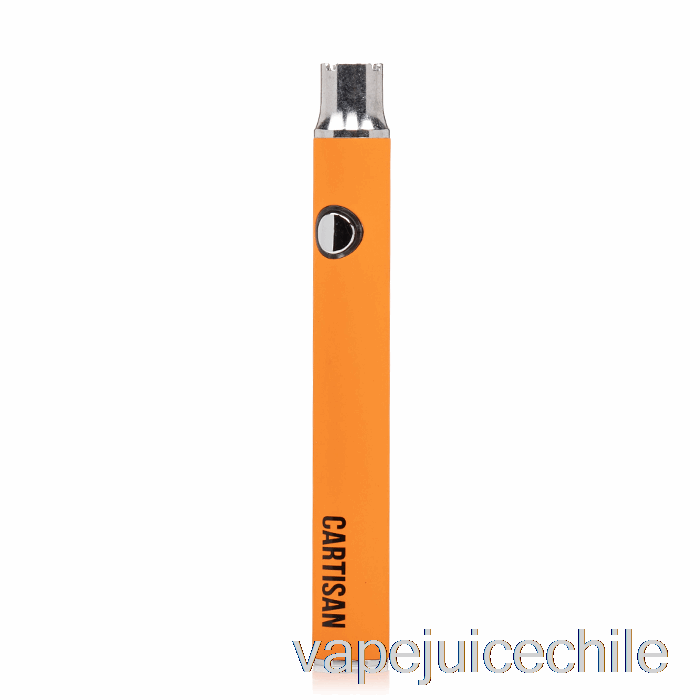 Vape Vhile Botón Artesanal Vv 350 510 Batería Naranja